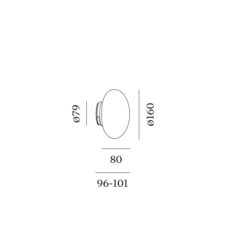 Wever & Ducré Perlez ClIP IP44 2.0 Wall lamp
