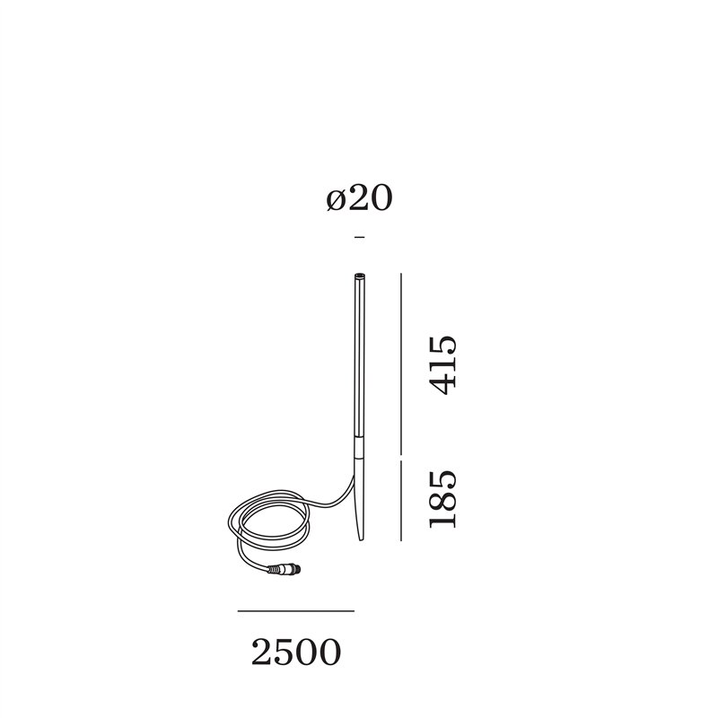 Wever & Ducré Reed 1.0 Garden lamp