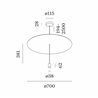 Wever & Ducré SHEDDA 2.0 Suspension lamp