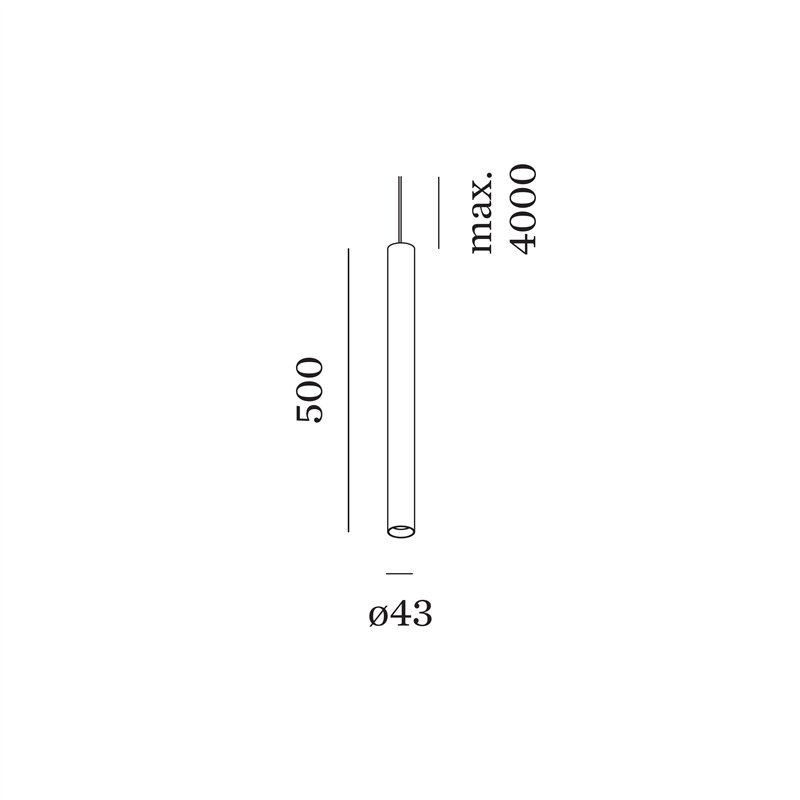 Wever & Ducré RAY SUSPENDED mini 5.0 PAR11 Hängelampe