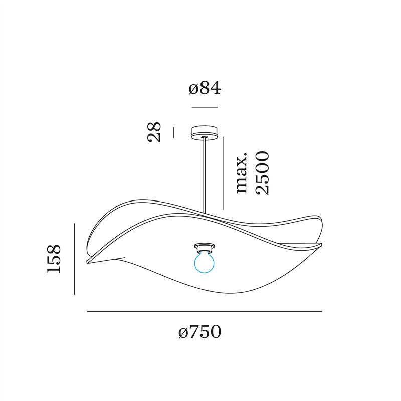 Wever & Ducré WAVE SOFT 2.0 Suspension lamp