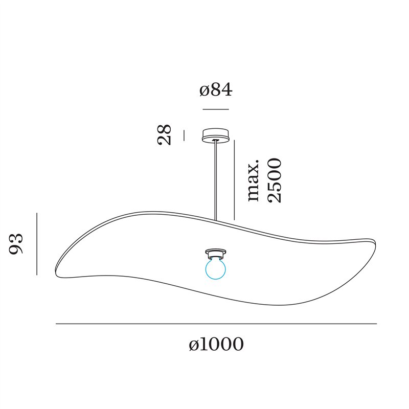 Wever & Ducré WAVE SOFT 3.0 Suspension lamp