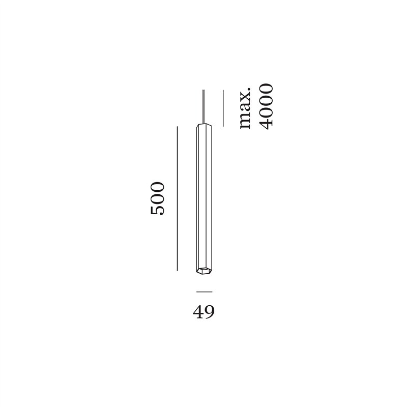 Wever & Ducré HEXO SUSPENDED mini 5.0 PAR11 Suspension lamp