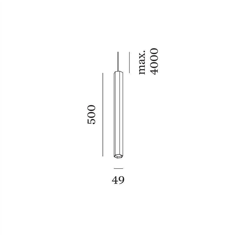 Wever & Ducré HEXO SUSPENDED mini 5.0 LED Hängelampe