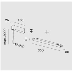 Wever & Ducré Strex Susp Remote Driver D4 100W