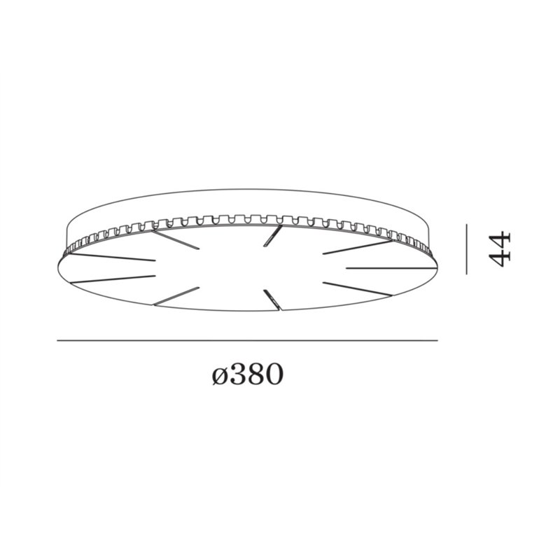 Wever & Ducré Susp Multiple Ceiling Base 2.3 Round