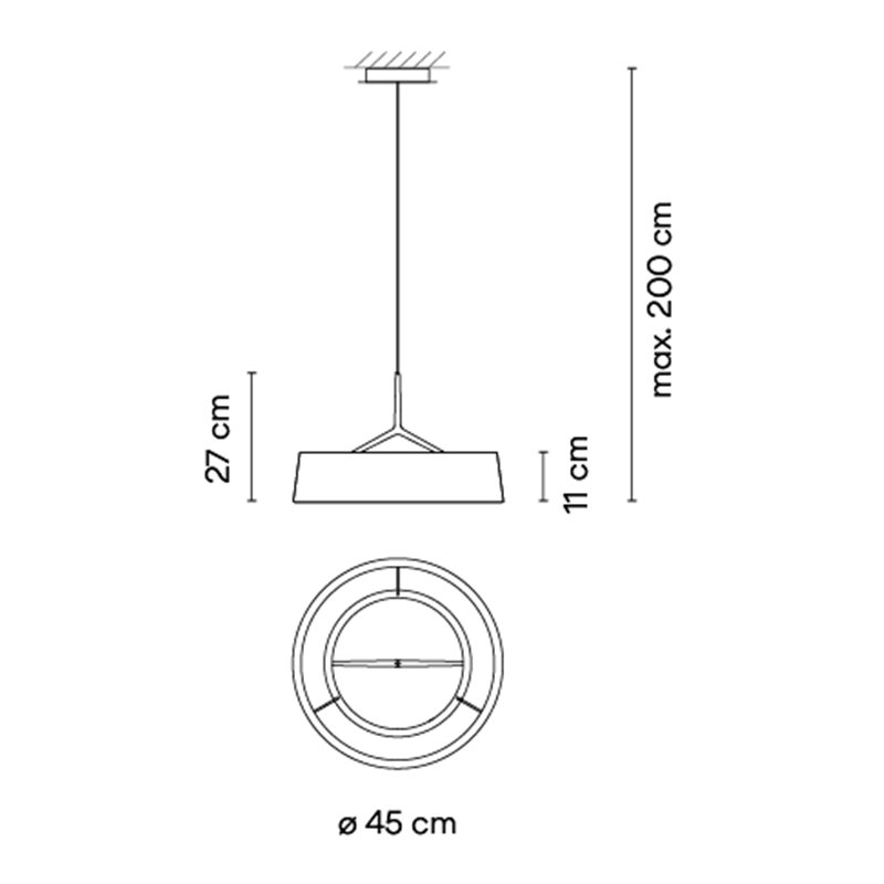 Vibia Dama Ø 45 cm - 3235 suspension lamp