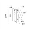 Wever & Ducré MATCH snooze semi-recessed 1.1 Wall lamp