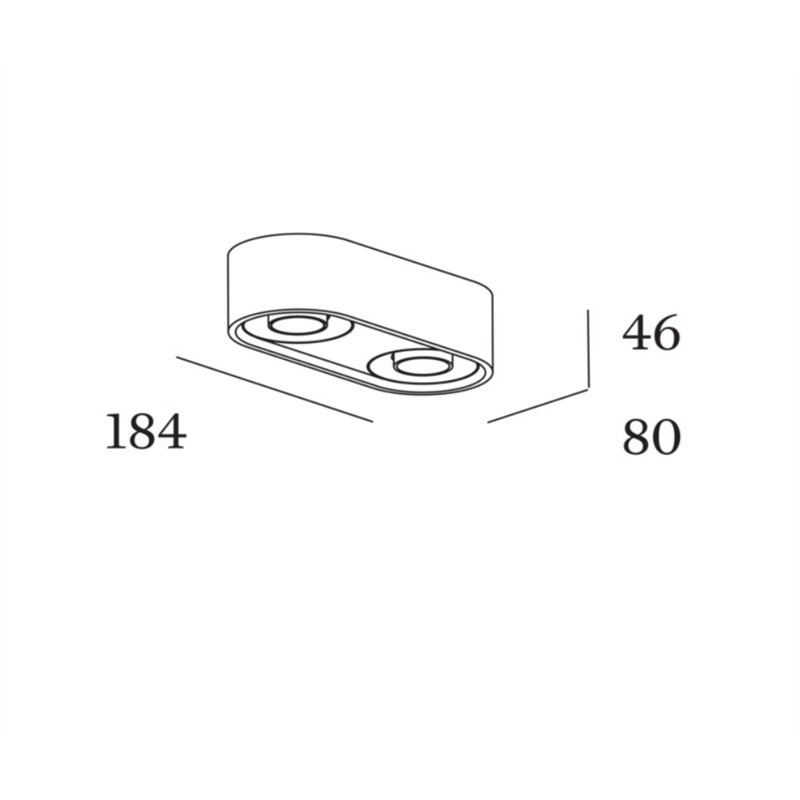 Wever & Ducré QITO surface 2.0 Ceiling lamp