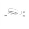 Wever & Ducré QITO surface 2.0 Ceiling lamp