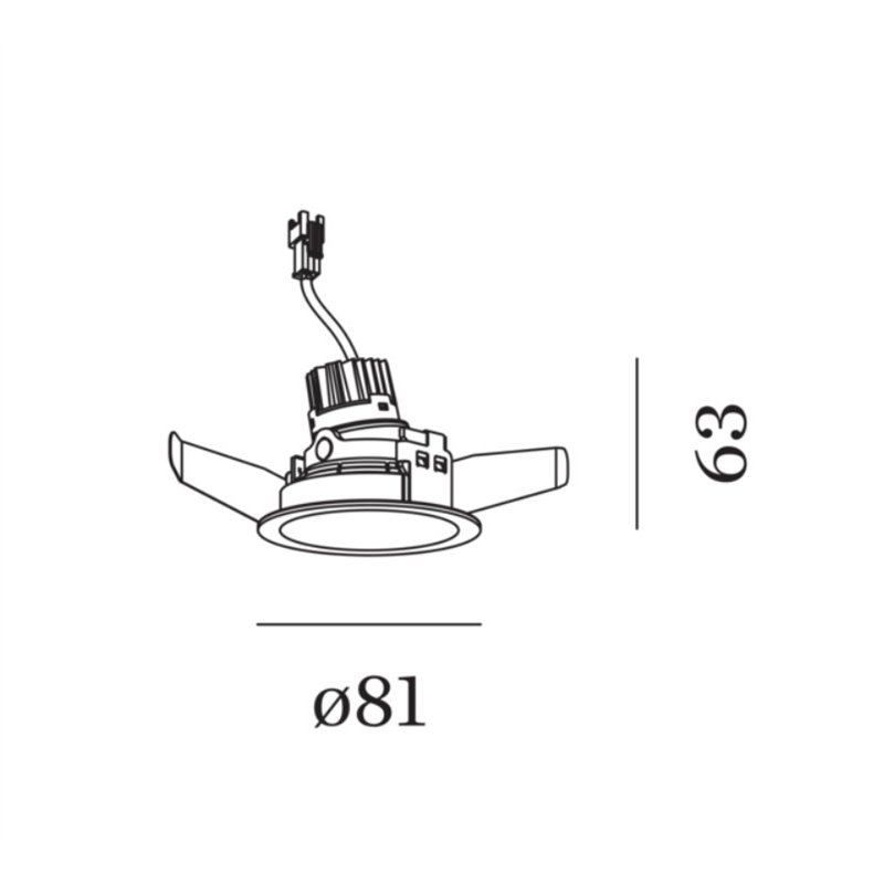Wever & Ducré DEEP ADJUST petit IQ 1.0 Recessed spot