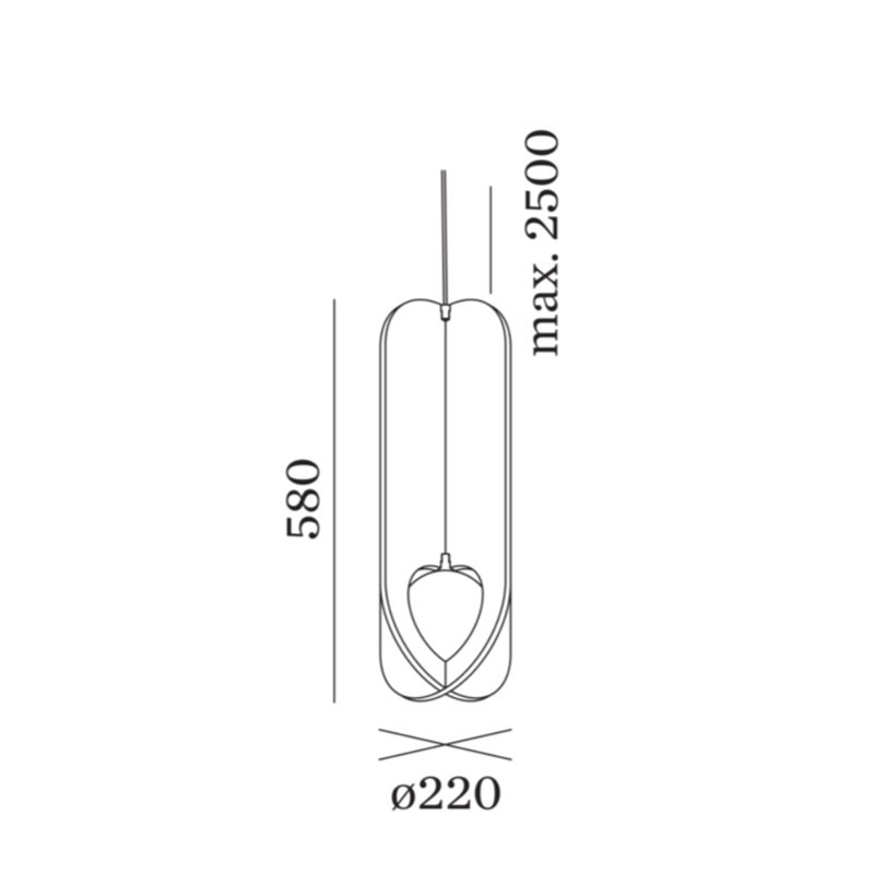 Wever & Ducré SOLLI COCOON 1.0 Suspension lamp