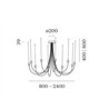 Wever & Ducré OPLIA CHANDELIER 2.0 Suspension lamp