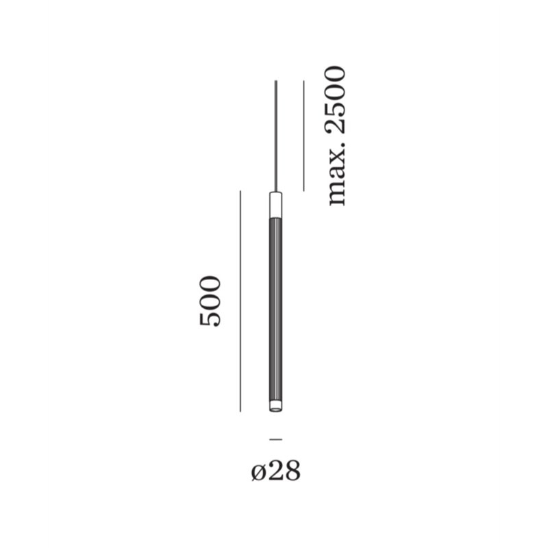 Wever & Ducré TRACE suspended 5.0 LED Hängelampe