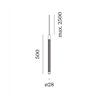 Wever & Ducré TRACE suspended 5.0 LED Hängelampe