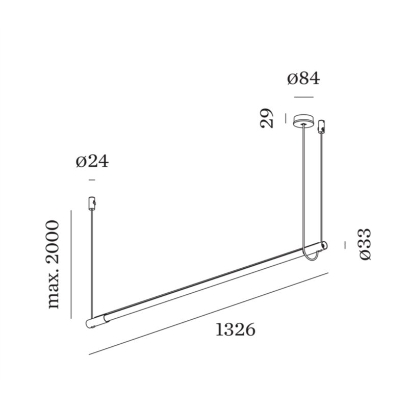 Wever & Ducré DARF 3.1 Hängelampe