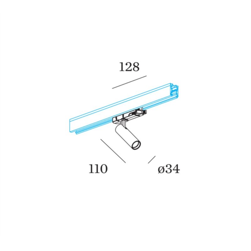 Wever & Ducré LIKO on track 1.0 Track lighting fixture