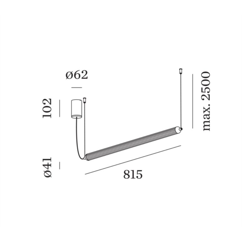 Wever & Ducré FLYRA horizontal 1.1 Hängelampe