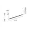 Wever & Ducré FLYRA horizontal 1.2 Suspension lamp