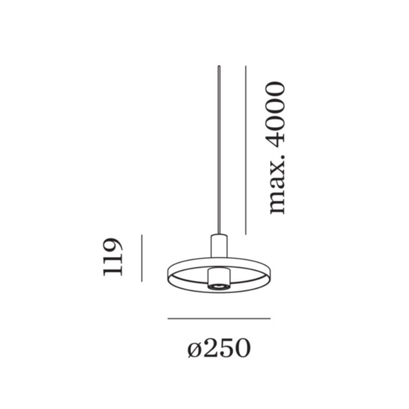 Wever & Ducré ODREY 1.2 LED Suspension lamp