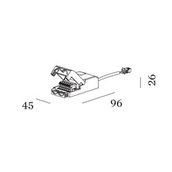 Wever & Ducré DRIVER 500mA 10W 10-20V PHASE CUT DIM WT