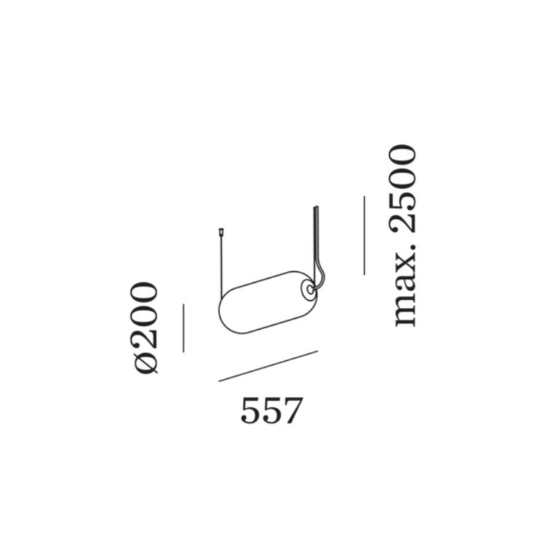 Wever & Ducré QUBBY CEILING SUSP 1.0 LED 2700-5000K Hängelampe