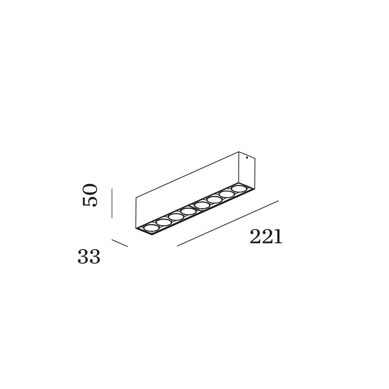Wever & Ducré LINOO SURFACE 8.0 Deckenlampe