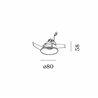 Wever & Ducré RONY ADJUST petit 1.0 blade springs Recessed spot