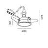 Wever & Ducré Deep 1.0 PAR16 blade springs Recessed spot