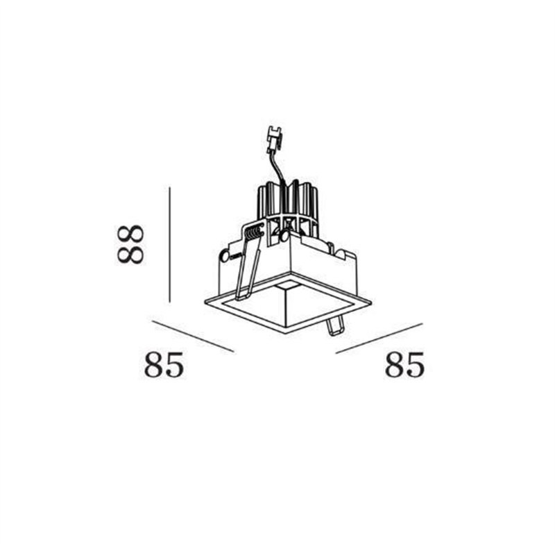 Wever & Ducré Plano IP44 1.0 LED Einbaustrahler