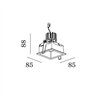 Wever & Ducré Plano IP44 1.0 LED Recessed spot