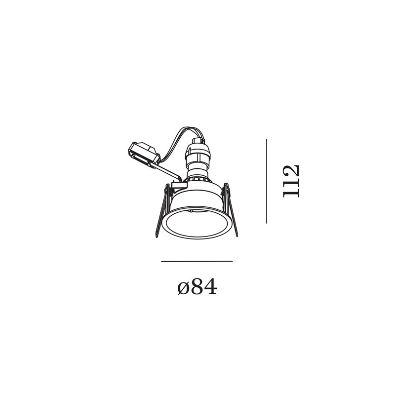Wever & Ducré Deeper 1.0 PAR16 Blattfedern Einbaustrahler