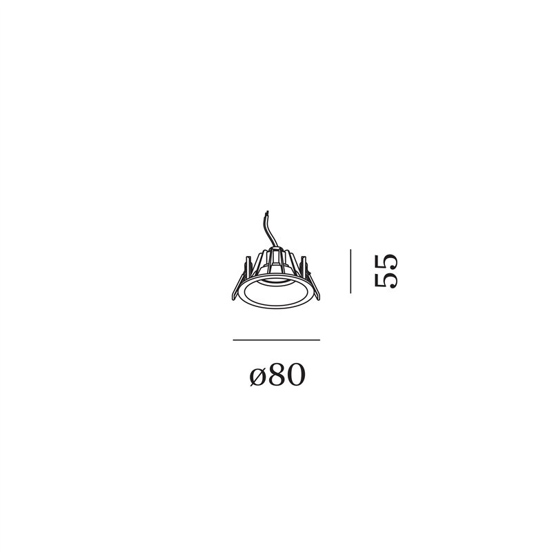 Wever & Ducré Deep Petit IP65 1.0 Recessed spot