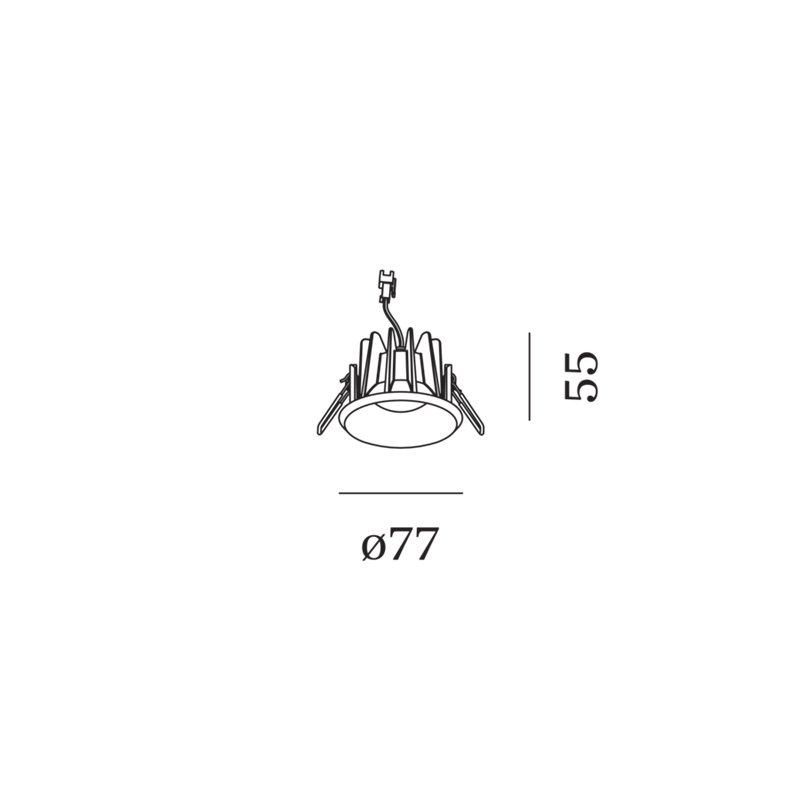 Wever & Ducré Taio Round IP65 1.0 Recessed spot