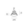 Wever & Ducré Deep IP65 1.0 LED Drahtfedern Einbaustrahler