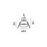 Wever & Ducré Deep 1.0 LED wire springs Recessed spot