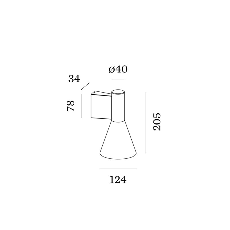 Wever & Ducré Odrey Wall 1.4 Wandlampe