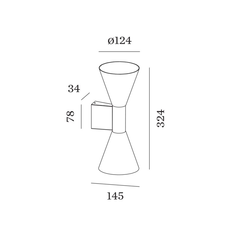 Wever & Ducré Odrey Wall 2.4 Wandlampe