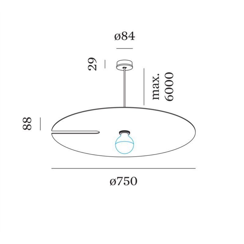 Wever & Ducré Mirro Suspended 3.0 Suspension lamp
