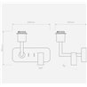 Astro Side by Side | Wall lamp