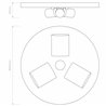 Astro 3-Way Plate | Ceiling lamp