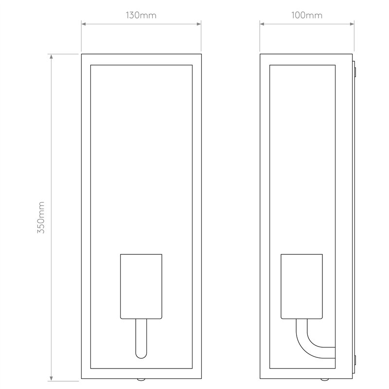 Astro Messina 130 | Wall lamp