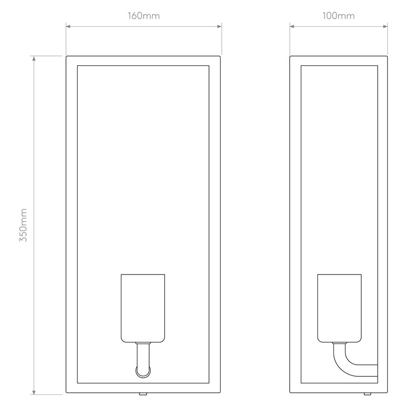 Astro Messina 160 Frosted II | Wall lamp
