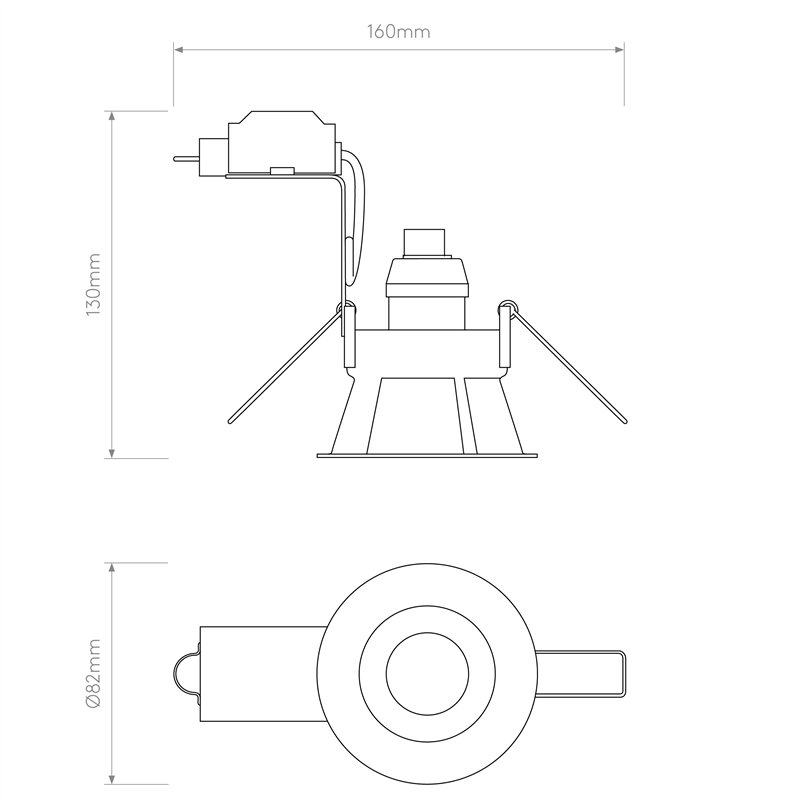 Astro Minima Round Fixed | Recessed spot