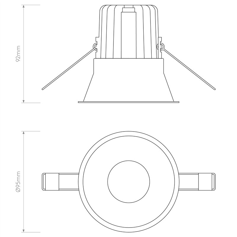 Astro Minima Round IP65 Fire-Rated LED | Einbauspot