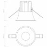 Astro Minima Round IP65 Fire-Rated LED | Recessed spot