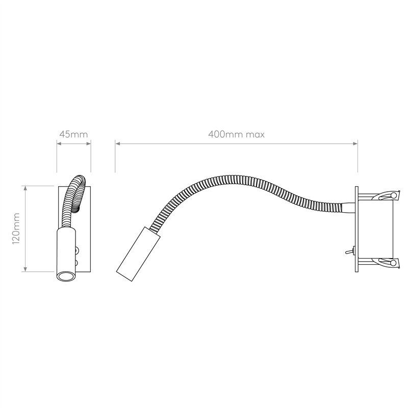Astro Leo Switched LED | Wall lamp