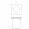 Astro Gramos Square | Bodemlampe