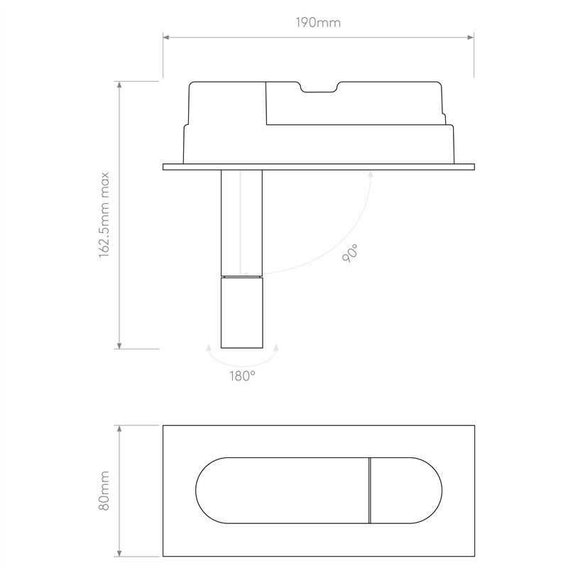 Astro Digit LED II | Wall lamp