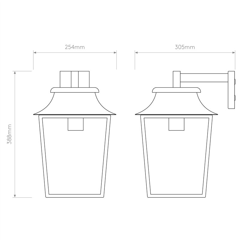 Astro Richmond Wall Lantern 254 | Wall lamp